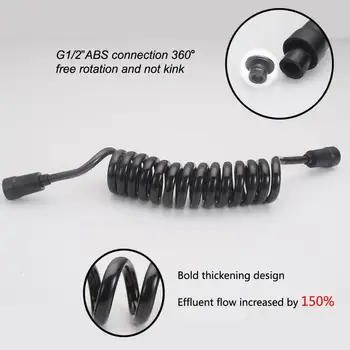 

Shower Hose Telescoping Spring Telephone Line Shower Connection Pipe Bidet Spray Gun Connection Hose Shower Connection Hose