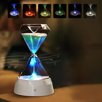 

Night Lamp 15 Minutes Sand Hourglass Timer 7 Colors Changing LED Night Light for Living Room Bedroom Bedside Lamp