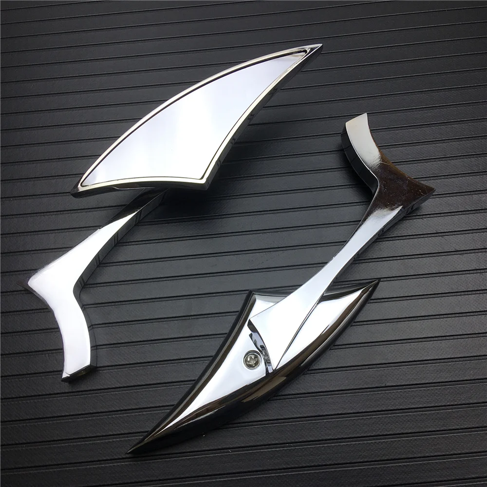 오토바이 범용 할리 혼다 야마하 가와사키 스트리트 스포츠 자전거 다지기 크루저 백미러