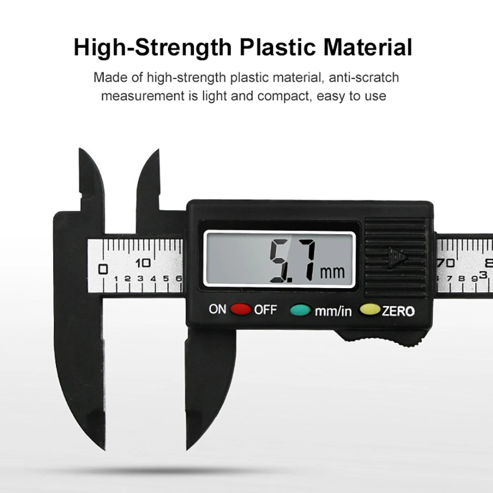 100mm 4 inch LCD Electronic Vernier Digital Caliper Gauge Measure Micrometer New 