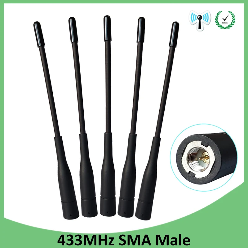 

5pcs antenna antena cellular booster car para modem crc9 hf telephone longo alcance cellular signal router lte 433mhz mhz