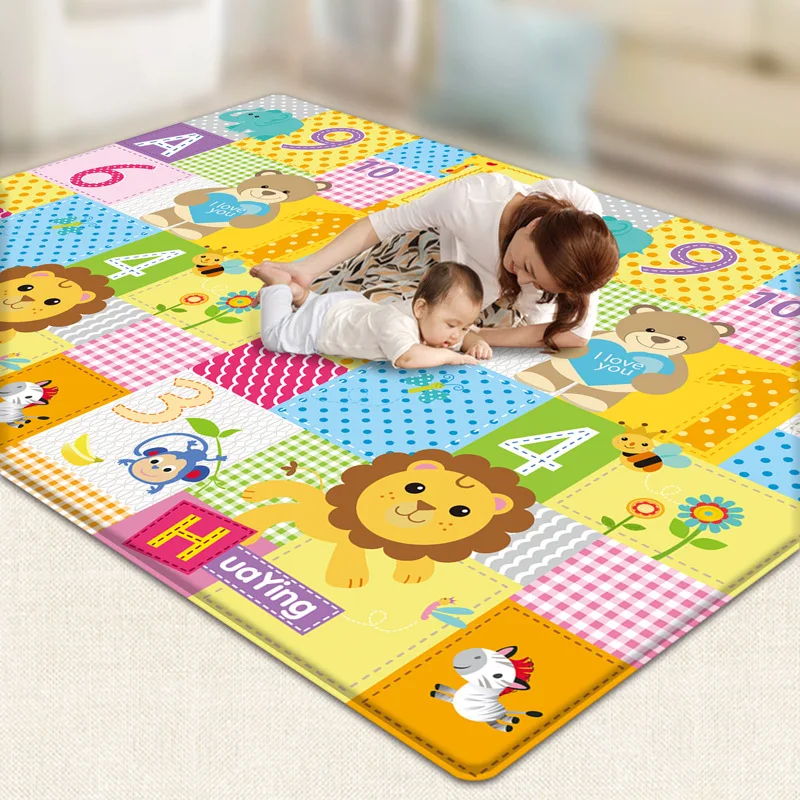 

Foldable Baby Play Mat Xpe Puzzle Mat Educational Children's Carpet in the Nursery Climbing Pad Kids Rug Activitys Games Toys