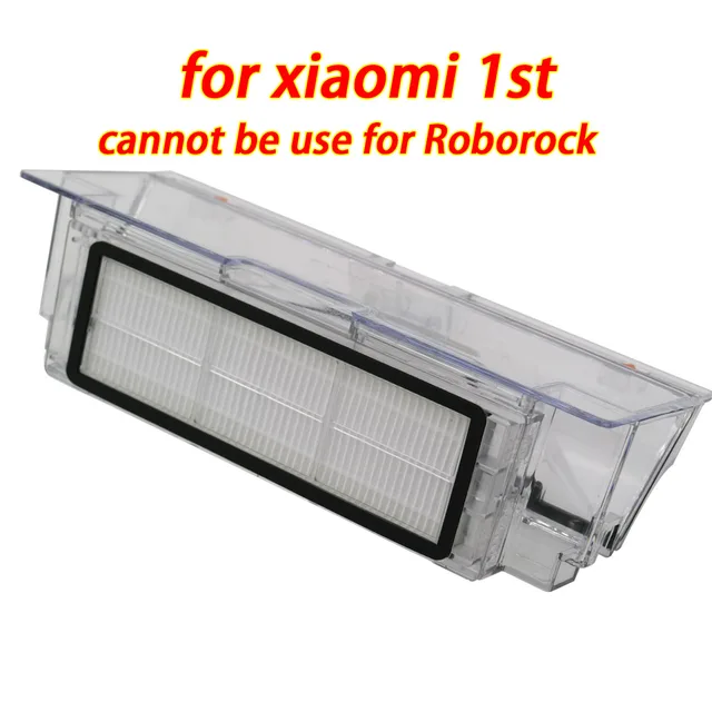 HEPA Filter + Side Brush + Main Brush for Xiaomi MI Robot Vacuum 2 Roborock S50 S51 Vacuum Cleaner Parts Accessories black