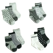 12 пар нескользящих хлопчатобумажных носков Детские Полосатые кроссовки со звездами носки для взрослых 30LY26