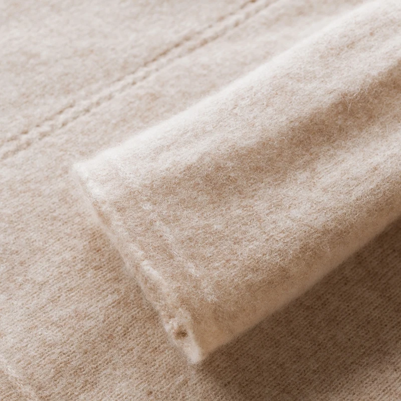 100% Pure Goat Cashmere Knitted Sweater Women High