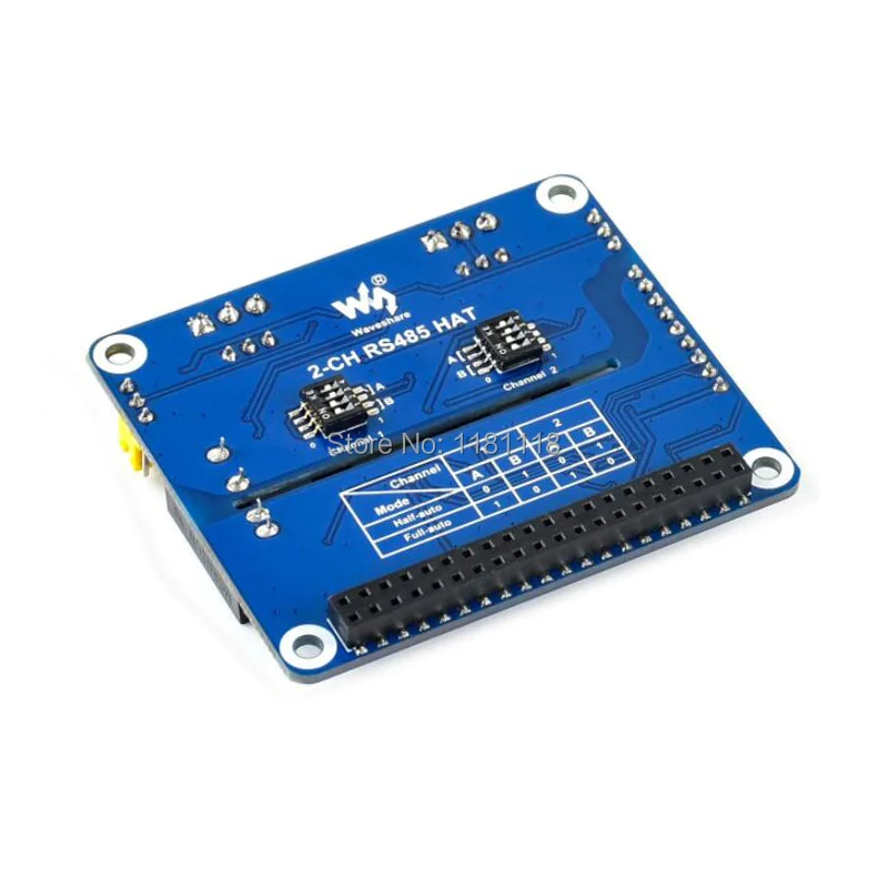 Raspberry Pi 2 канала изолированный rs485 расширения шапка для Raspberry Pi 3B 4B Zero W
