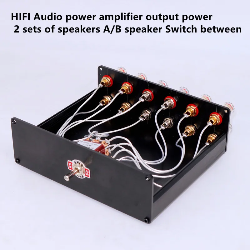 Hifi Grade Audio Switcher Amplificador Alto-falante Switch Converter Entradas Saída em Amplificadores Dy2h1