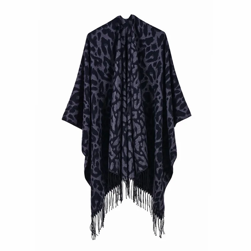Big Leopard Print Long Women Scarfs Cashmere Imitation Ladies Warm Cape Soft Thick Gift To Shawl Wraps Lady Poncho Cheap |
