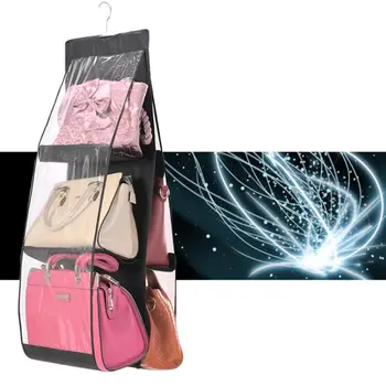 

Thick Double-sided Six Grid Storage Bag Multifunctional Hanging Bag Type Finishing