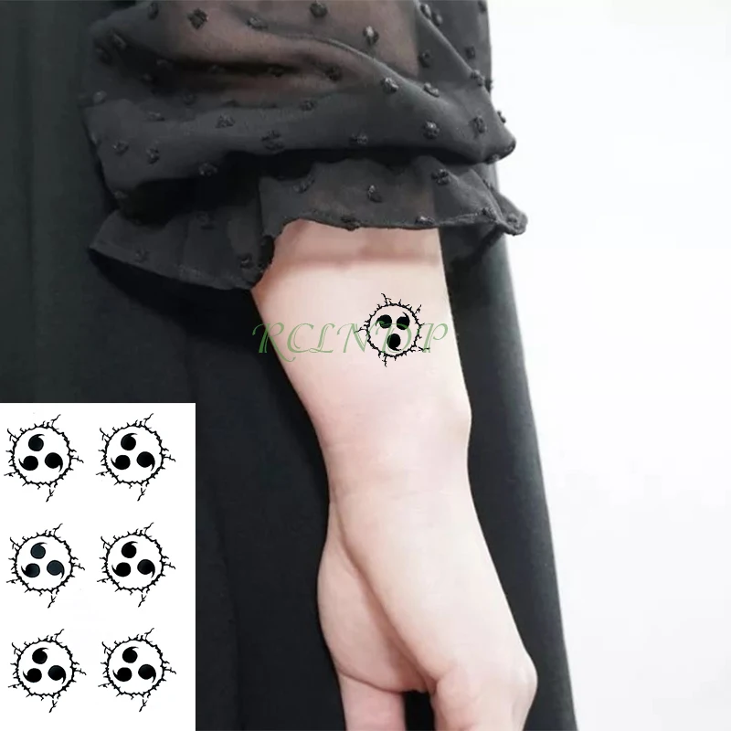 Водостойкая временная татуировка наклейка Черный Дворецкий контракт символ компас аниме тату флэш-тату поддельные татуировки для мужчин и женщин - Цвет: Светло-зеленый