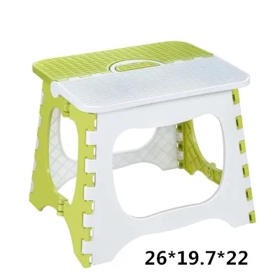 Модный толстый пластиковый складной маленький табурет, портативный складной стул, мини детское сиденье для взрослых, домашняя маленькая скамейка