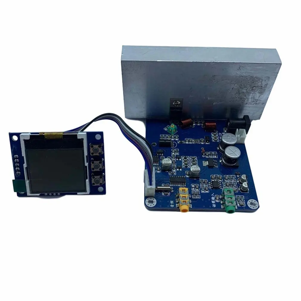 

15W FM Transmitter Radio Station PLL Stereo Digital frequency DIY KITS 76m-108 MHz Receiver antenna+ lcd Digital Display