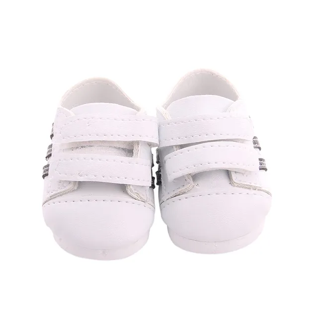 Doll Shoes Clothes Handmade Boots 7Cm Shoes For 18 Inch American&43Cm Baby New Born Doll Accessories For Generation Girl`Toy DIY n1674