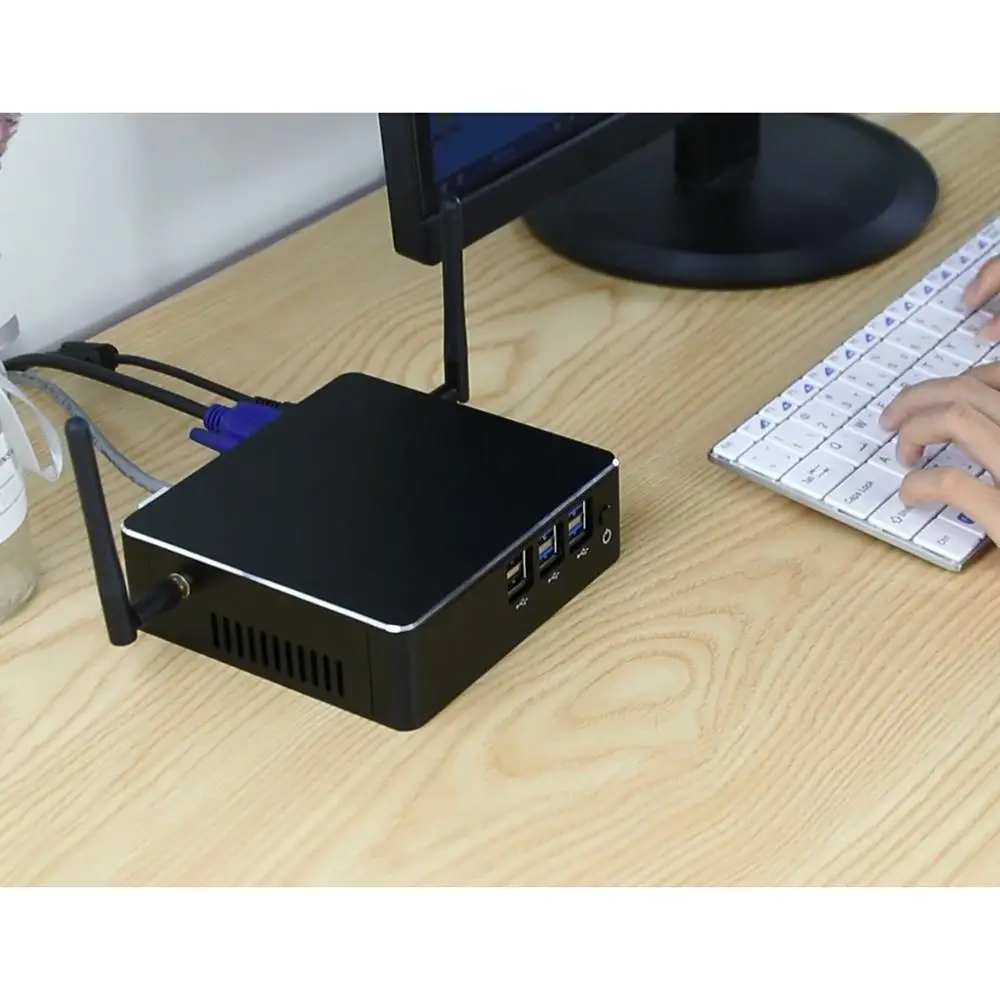 Кулер для ПК Intel Core i7 6567U 7500U i3 7100U i5 7200U 4K HD Graphics 620 HDMI WiFi|mini pc windows 10|mini windowspc |