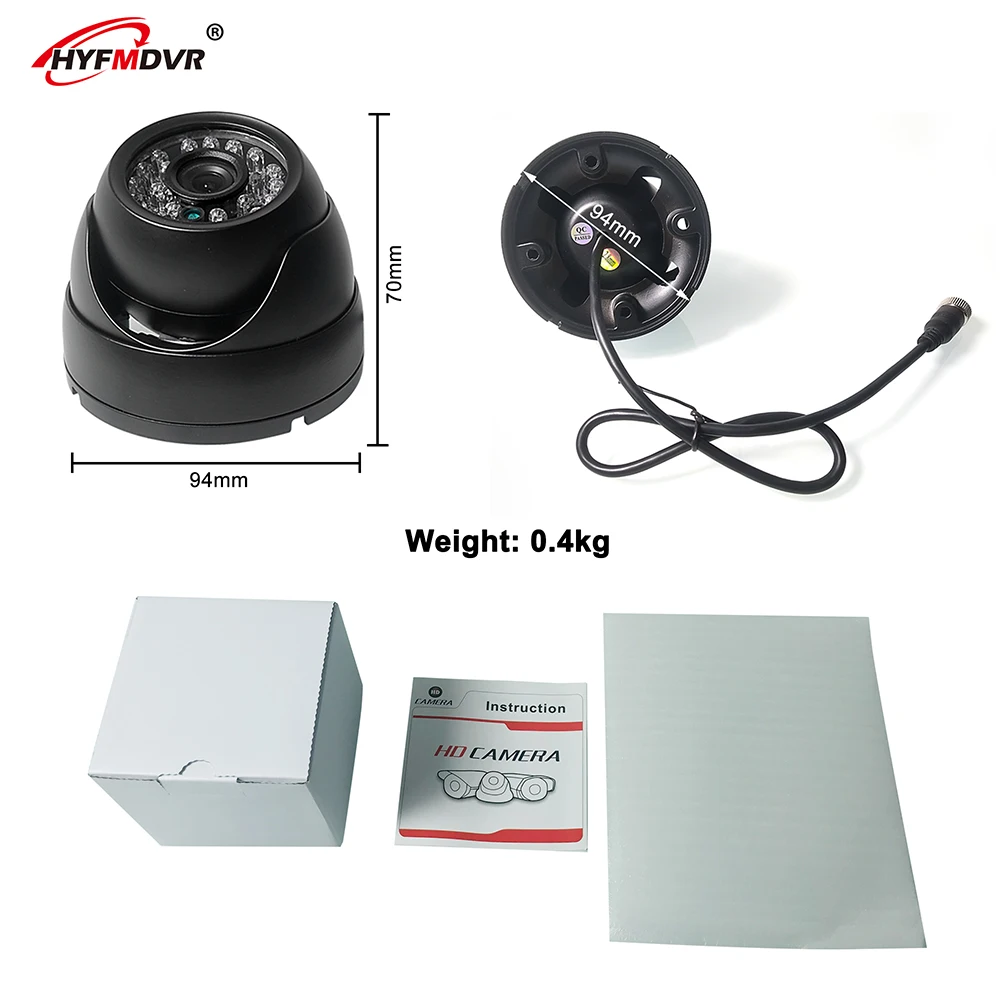 HYFMDVR камера заднего вида AHD мегапиксельная камера ночного видения HD камера заднего вида бетонный грузовик/экскаватор/автобус