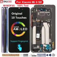 NOUVEAU 2022 Amoled Pour Xiaomi Mi 9 SE Remplacement D'écran D'AFFICHAGE À CRISTAUX LIQUIDES Avec Empreinte Digitale 10 Écran Tactile Pour Xiaomi Mi9 SE Km 9SE=