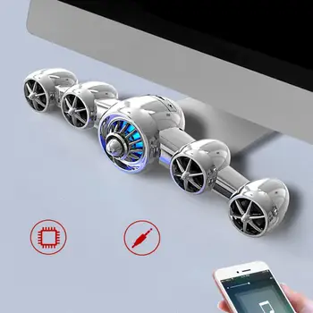 

SADA D-219 Individual Aircraft Type Bluetooth Multi-Media Cellphone PC Subwoofer Speaker Upgraded Ground-supercharged Subwoofer