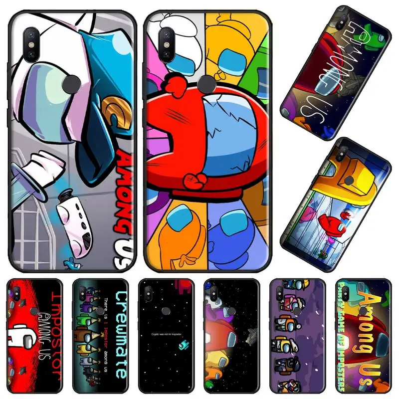 

Among Us Phone Case For Xiaomi Mi A1 A2 5 6 6PLUS 8 9 SE Lite MIX 2 2S MAX 2 3 Pocophone F1