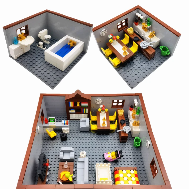 Lego Ideas Small Lego House Moc MOC City House Building Blocks