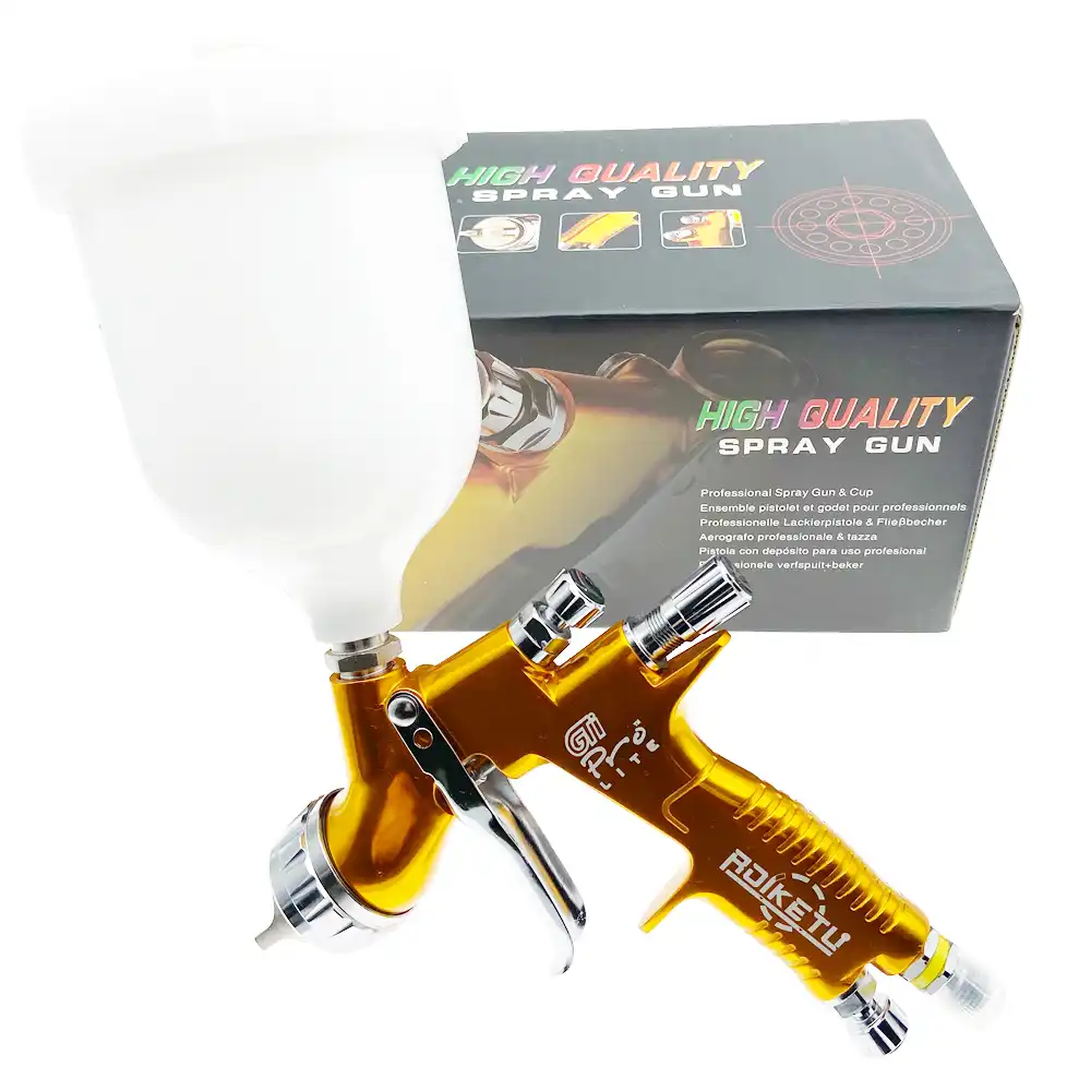 High quality professional Gti pro lite golden painting gun TE20 / T110 1.3mm nozzle spray gun