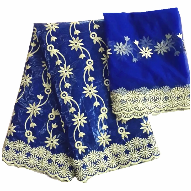 

blue bazin brode getzner embroidery bazin riche getzner 2019 new african bazin riche with lace blouse
