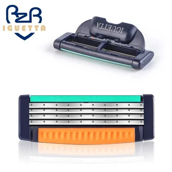 

4 pcs men's Razor blade High quality Shaving Razor Facial care shaving cassettes men shaving blades Gillettee Mache 3 Razor