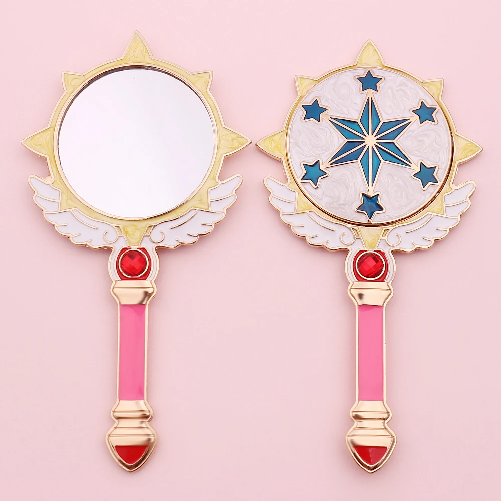 Прозрачная карточка Cardcaptor Sakura аниме косплей зеркало для макияжа ручной