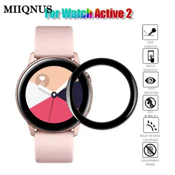 

1/2Pcs Protective Film For Samsung Galaxy Watch Active 2 40mm 44mm 3D Screen Protector Soft Fibre Glass Full Screen Cover