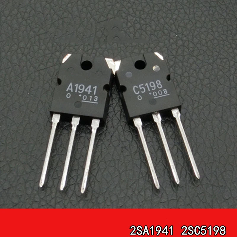 4 шт./лот наборами по 2 пары 2SC5198 2SA1941 TO3P (A1941 + C5198) TO 3P|Реле| |