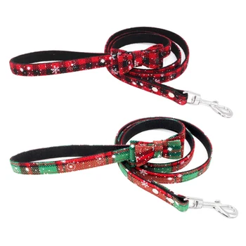 

Christmas Pet Dog Leash Nylon Leash For Small Medium Dogs Cats Puppy Walking Running Leashes Lead Pet Supplies 120*1.5cm