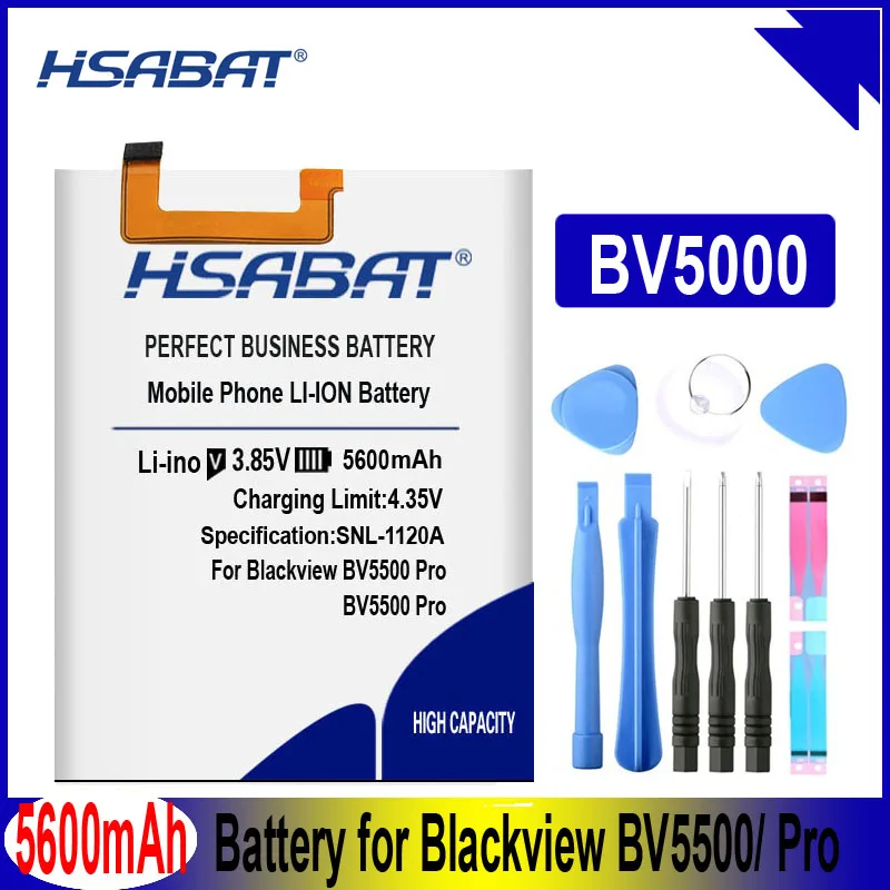 Аккумулятор HSABAT BV5500 5600 мАч для Blackview BV5500 для Blackview BV5500 PRO