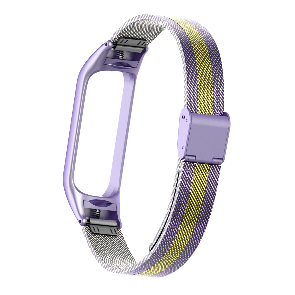 Металлический ремешок для mi band 4, умные браслеты из нержавеющей стали, браслет для Xiaomi mi band 4, браслет серебристого и черного цвета для mi band 4 nfc
