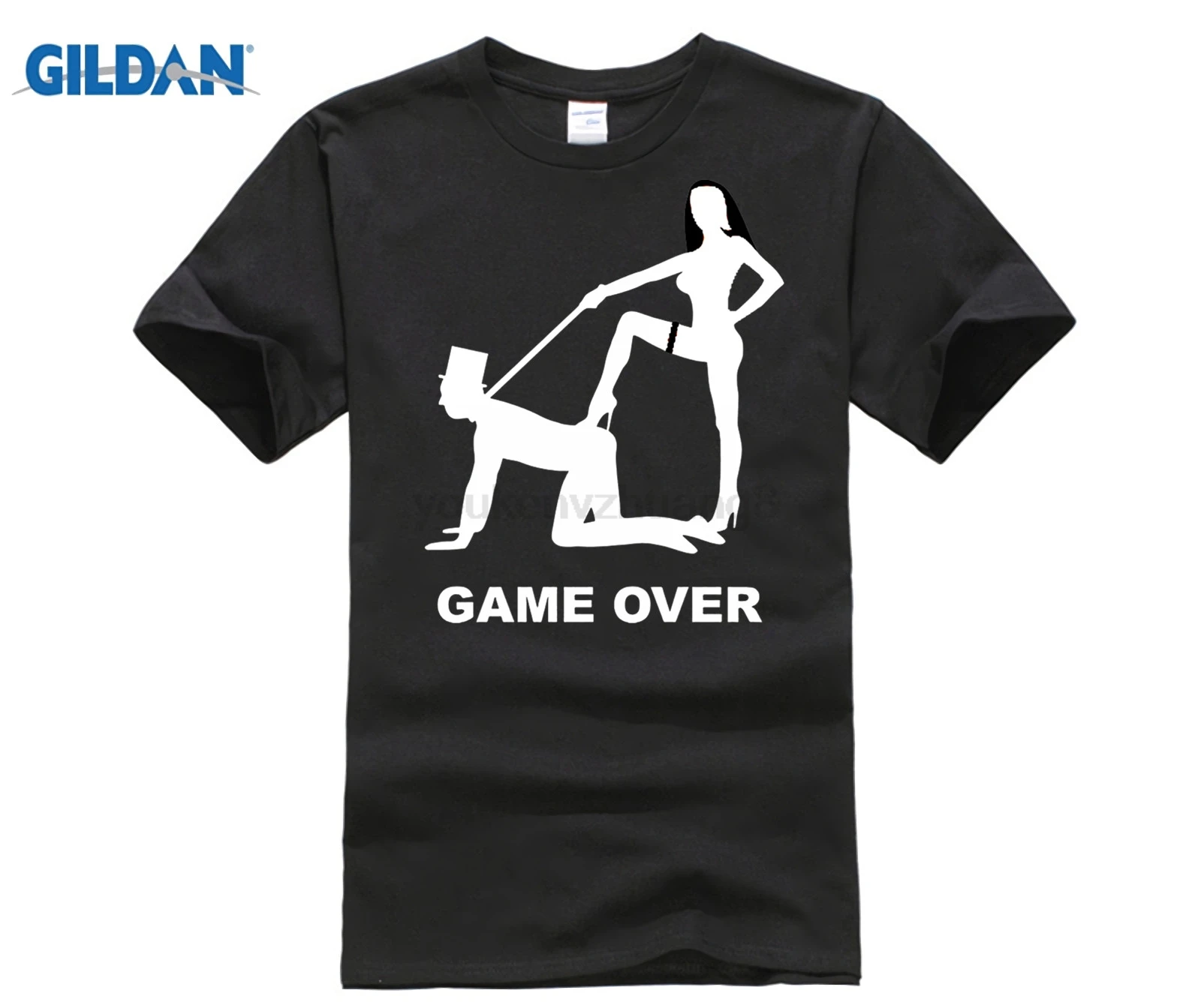HOT deals T Shirt 2019 T-Shirt For Men Game Over Marriage Matrimory Wedlock Lash Whip Slave Bondman Sex MenT | Мужская одежда