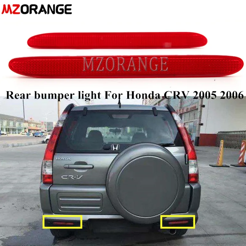Задний бампер MZORANGE отражатель стоп сигнал для Honda CRV 2005 2006 Acura TSX ACCORD Euro CL7 CL9 2004 2008