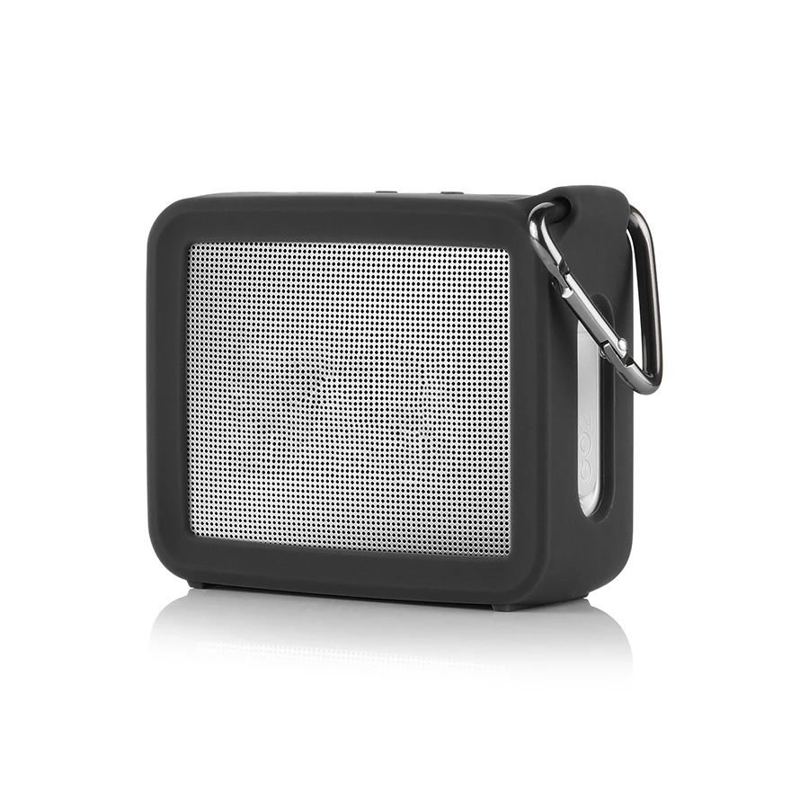 Защитный силиконовый чехол для JBL GO2 с защитой от потери карабином противоударный