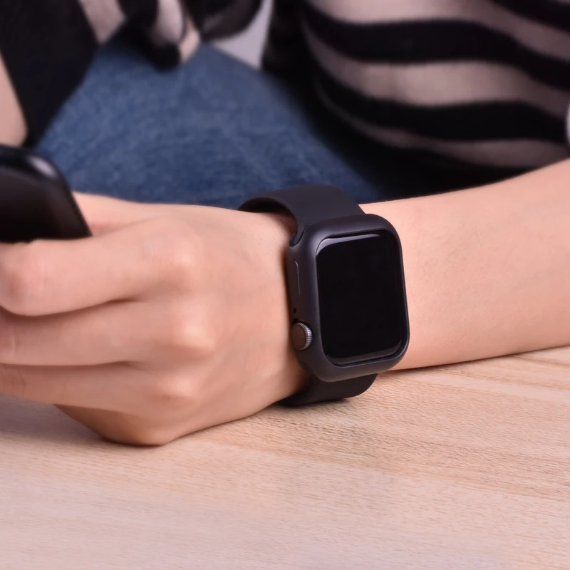 Спортивный ремешок Weiche Silikon für Apple Uhr 5 4 3 2 1 38 мм 42 мм ремешок Gummi нарукавная повязка für Iwatch серия 5 4 40 мм 44 мм