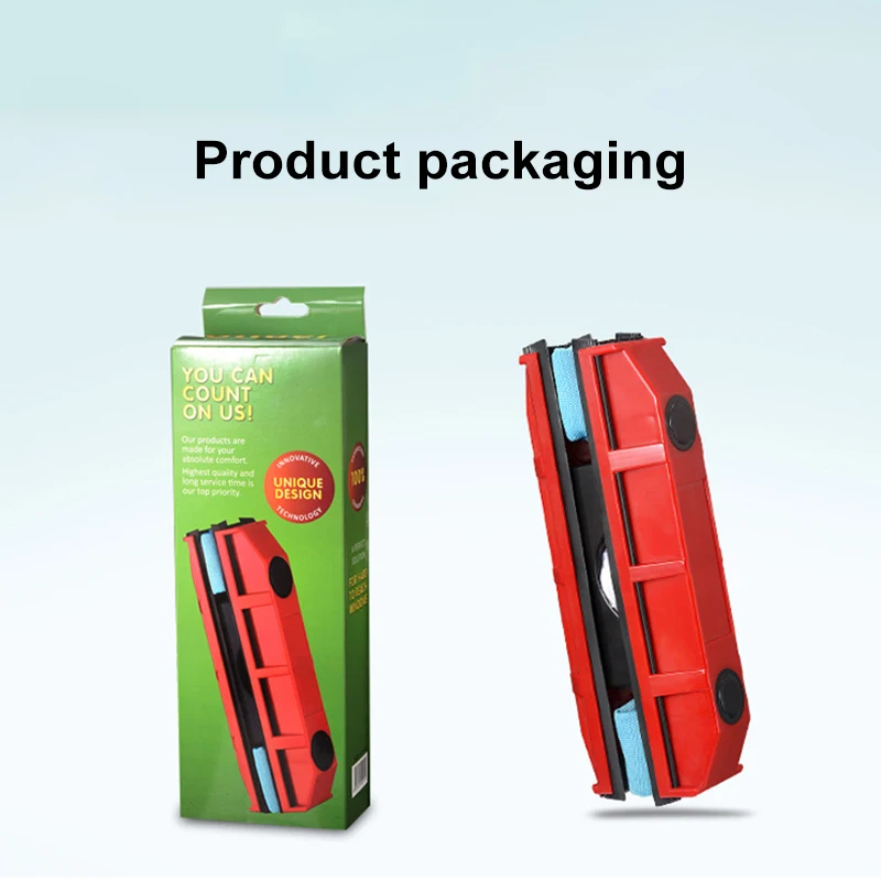 Double-sided Manual Window Cleaner Powerful Magnetic Window Cleaner High-rise Shower Screen Brush Portable Glass Cleaner - Famidy.com
