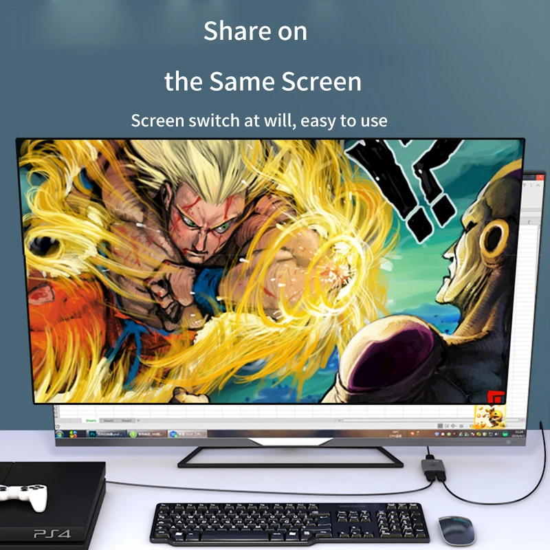 Acasis HDMI переключатель с пультом дистанционного управления двойным направлением 2