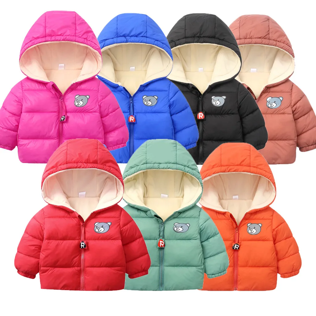 

Baby Jacket Coat Toddler Autum Winter Fashion Clothes For Baby Girls Boys Coats Jacket Bear Snow Hoodie Chaqueta infantil Jacket