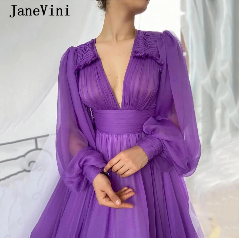 Fairy-Purple-Long-Puffy-Sleeve-Chiffon-Prom-Dress-2020-New-Floor-Length-Sexy-V-Neck-Evening (1)_副本