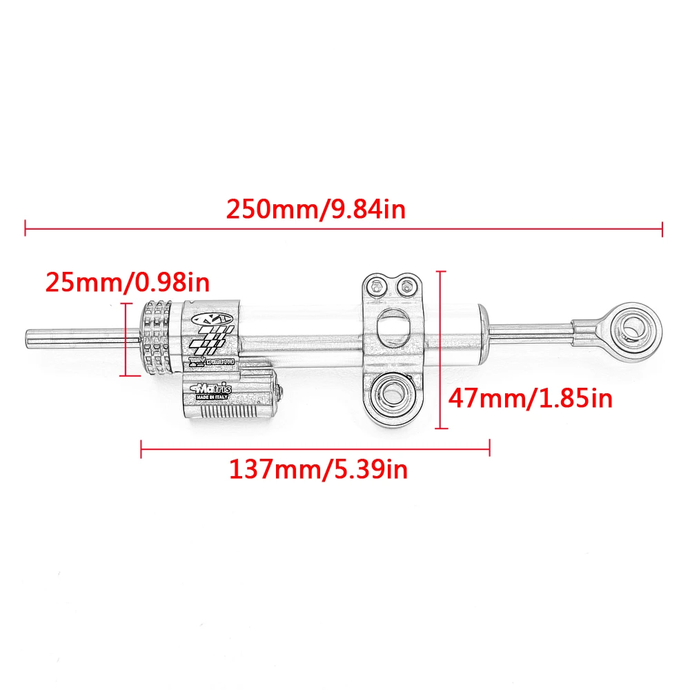 NINJA 400 Мотоцикл CNC Мотоцикл Регулируемый полный набор рулевой демпфер Монтажный кронштейн комплект для KAWASAKI ninja 400