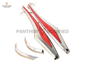 

Chrome Motorcycle Saddlebag Accent Swoop LED Light Moto Rear Decoration case for Honda Goldwing GL1800 & F6B 2012 2013 2014 2015