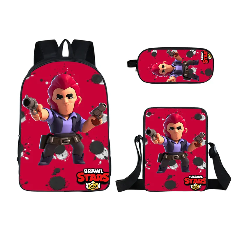 Популярный детский рюкзак для игр, стрельбы, игр, детей, Mochila, для девочек и мальчиков, супер аниме, чехол-карандаш, школьные сумки - Цвет: 17