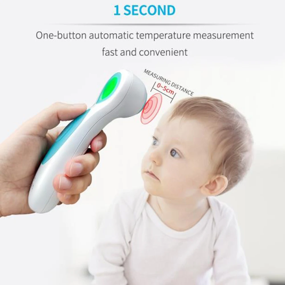 

Forehead Body Thermometer Digital Infrared Thermometer Forehead Non-contact Body Temperature for Adult Kids
