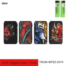 Новое поступление IJOY Cigpet Capo Box MOD 126 Вт Питание от двух батарей 18650 vape mod 0,05~ 3,0 Ом 510 Танк против drag 2/Dovpo m vv