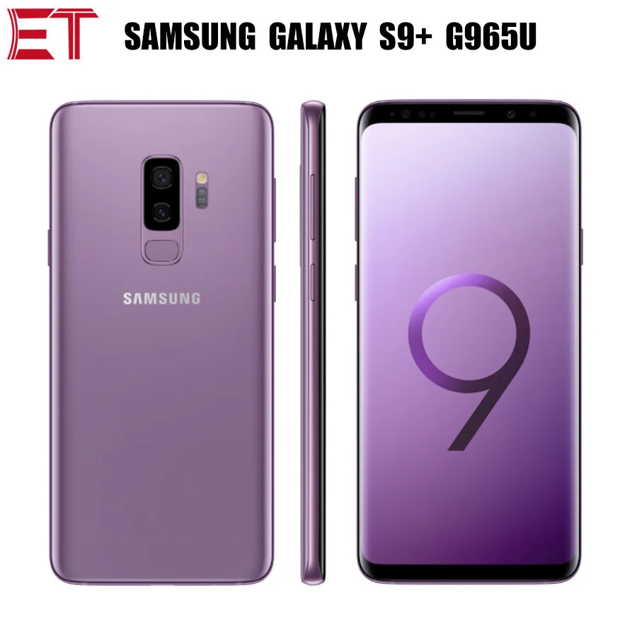 Original AT&T Version Samsung Galaxy S9 Plus S9+ G965U 4G LTE Mobile Phone 6.2\