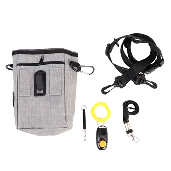 

1 Set Waterproof Snacks Toy Bag Treat Tote with Whistle for Pet Dog