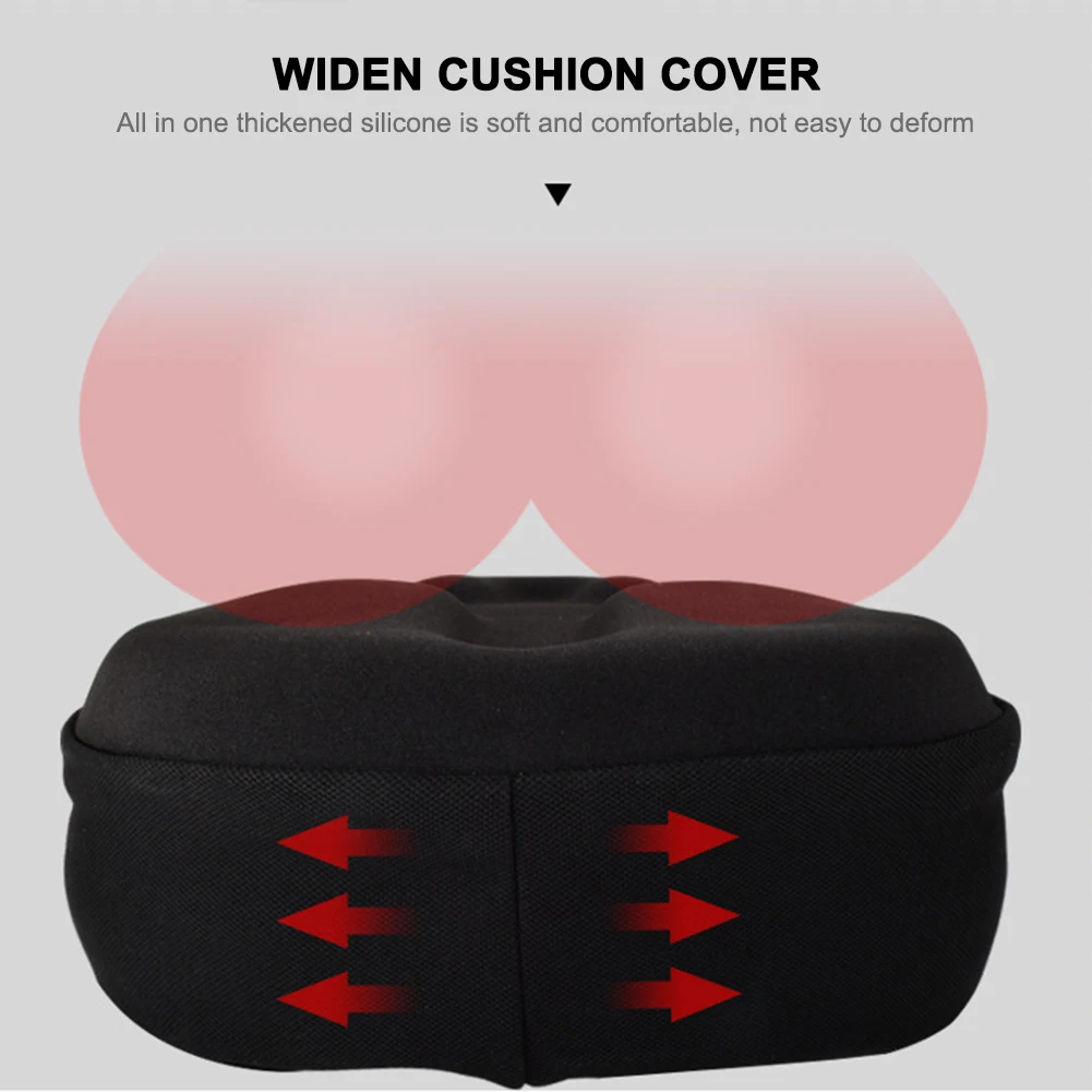 Electric Bicycle Saddle Seat Soft Thickened Electric Bike Gel Pad Cushion Cover Comfortable Road Cycling Breathable Cushion bicycle saddle bicycle saddle cover bicycle seat cover bicycle seat cushion bike riding cushion