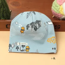 Хлопковая детская шапка с принтом; детская шапка с рисунком; зимняя шапка для мальчиков; детская шапочка для девочек