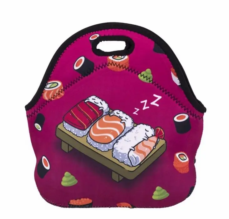 Неопреновая сумка для еды bolsa termica, сумка для ланча, кофе, Термосумка для ланча, сумка для пикника, Ланч-бокс es для детей, женская сумка для закусок - Цвет: P10